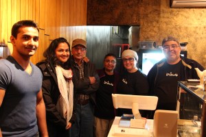 Me with the Indus grill team!