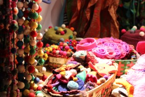 Handicrafts at the Christmas Village